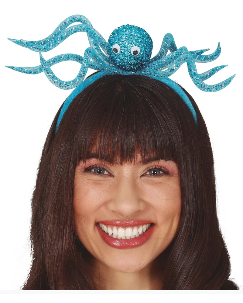 Glitzernder Oktopus Haarreif