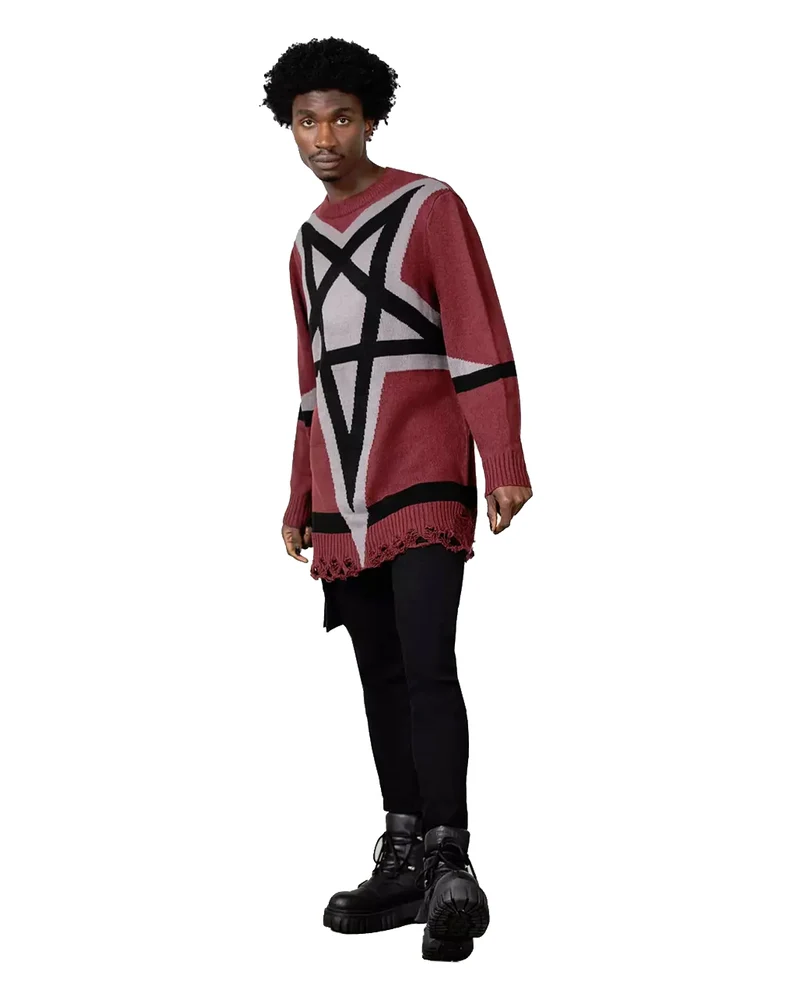 KILLSTAR Star Crux Strick Pullover