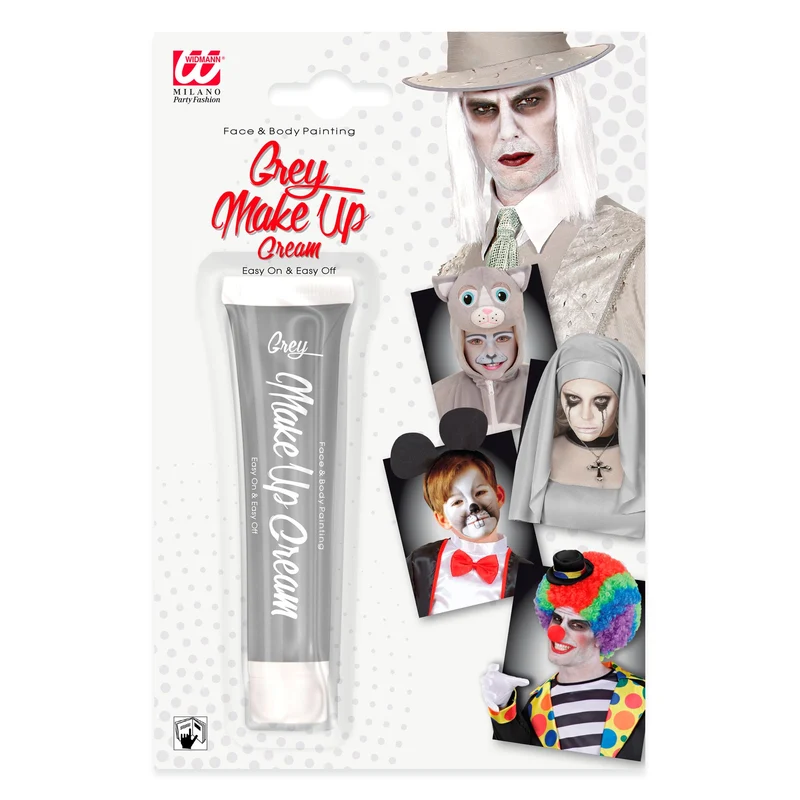 Creme Make-Up Tube Grau