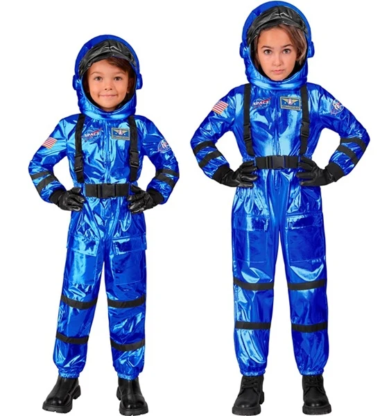 Blauer Astronaut Kinderkostüm