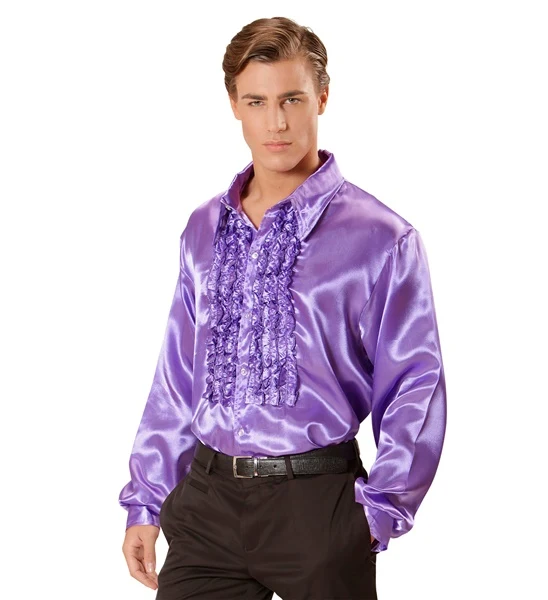 70er JAHRE DISCO FASHION - VIOLETT