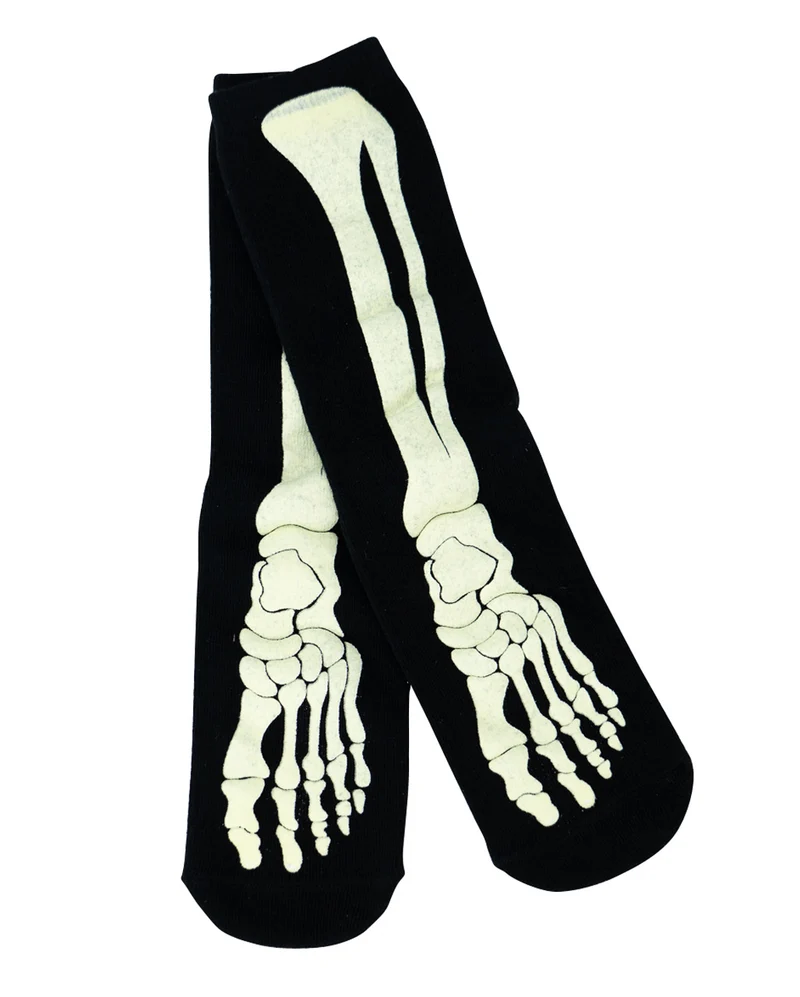 Glow in The Dark Halloween Socken Div. Motiv