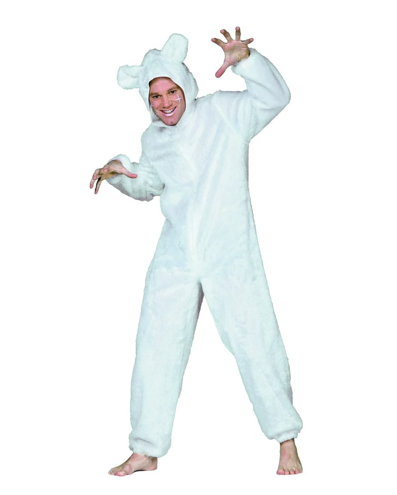 Eisbär Plüsch Kostüm