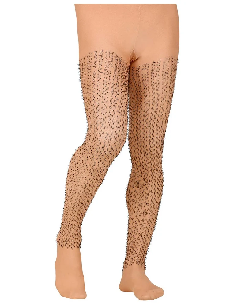 "Behaarte Beine" Scherz-Strumpfhose