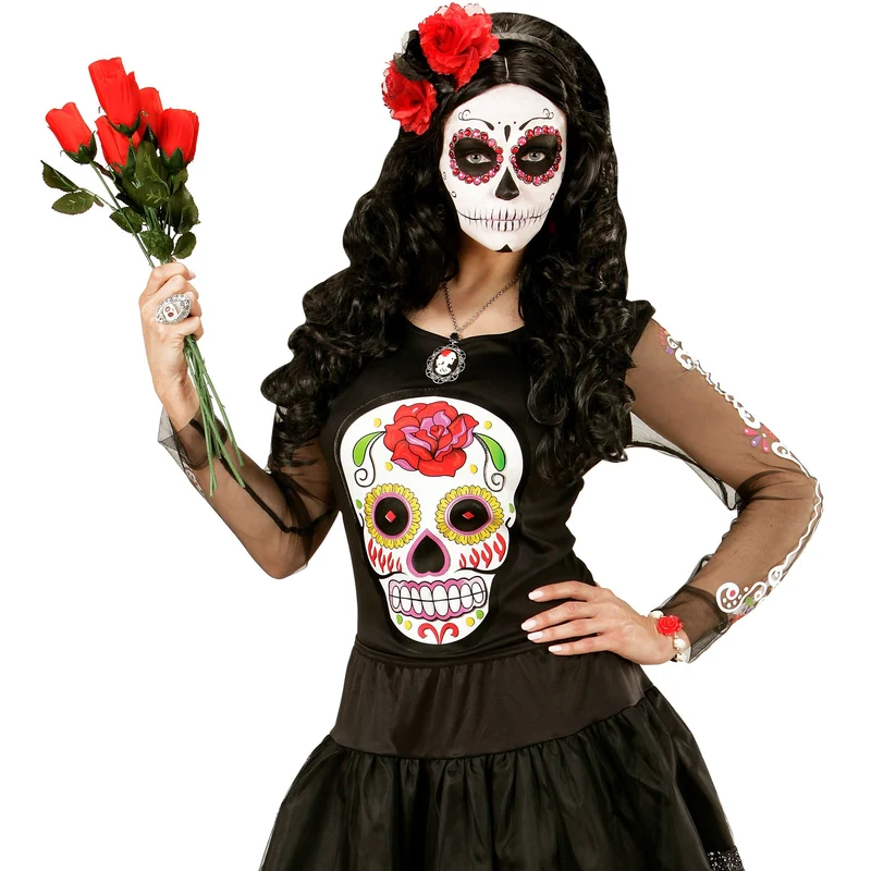 Dia De Los Muertos Calavera Shirt für Damen
