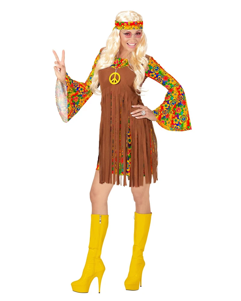 Flower Power Hippie Girl Kostüm