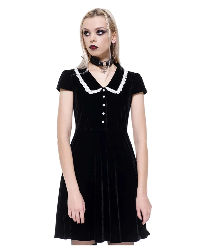 KILLSTAR Every Mourning Kragenkleid