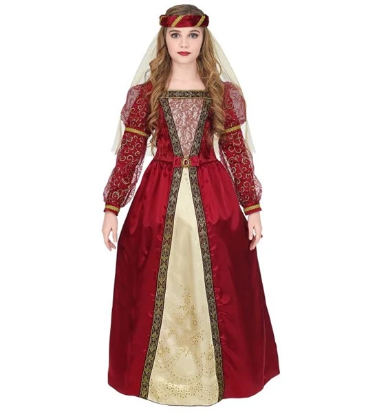 Burgfräulein Sabine Kinder Kostüm Deluxe