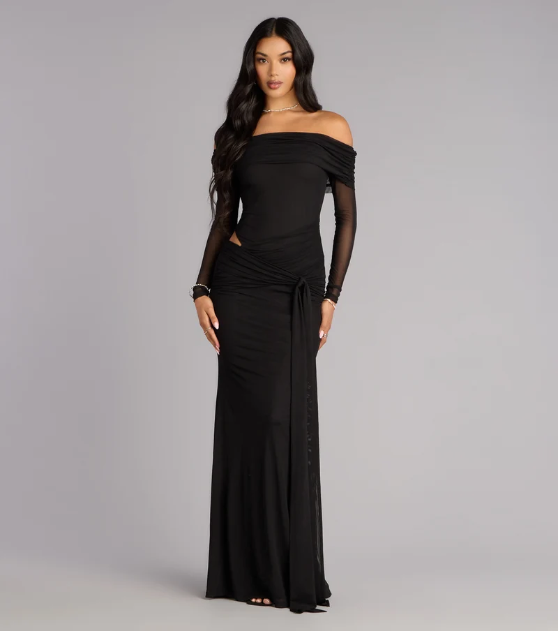 Madeline Mesh Mermaid Formal Dress