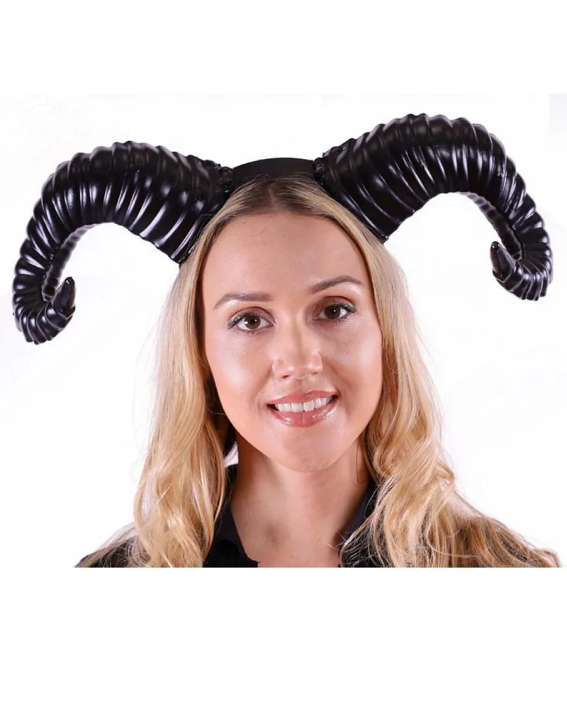 Schwarze Aries Cosplay Hörner