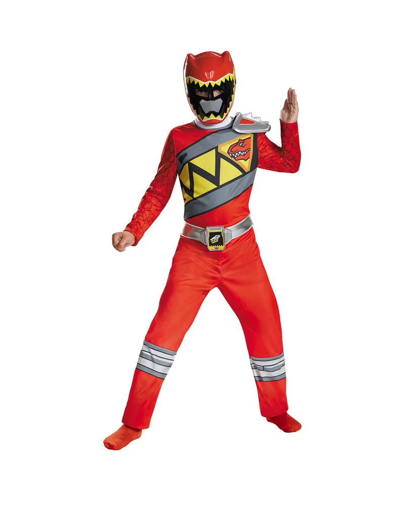 Red Power Ranger Dino Charge Kinderkostüm