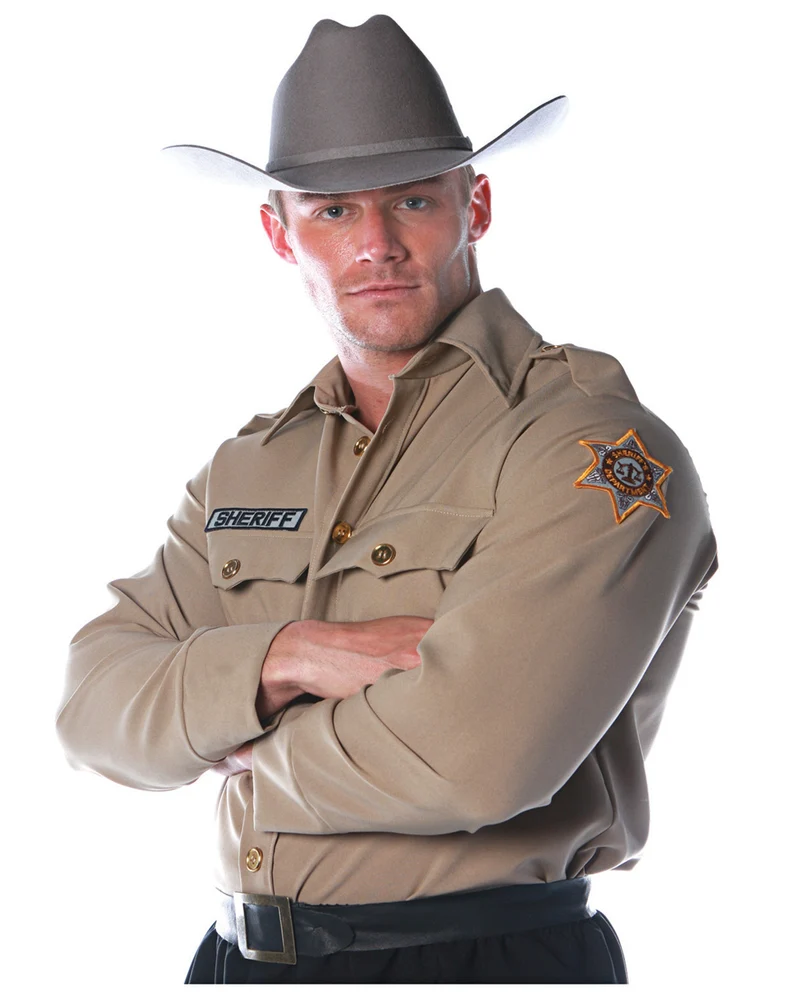 Sheriff Shirt Kostümzubehör