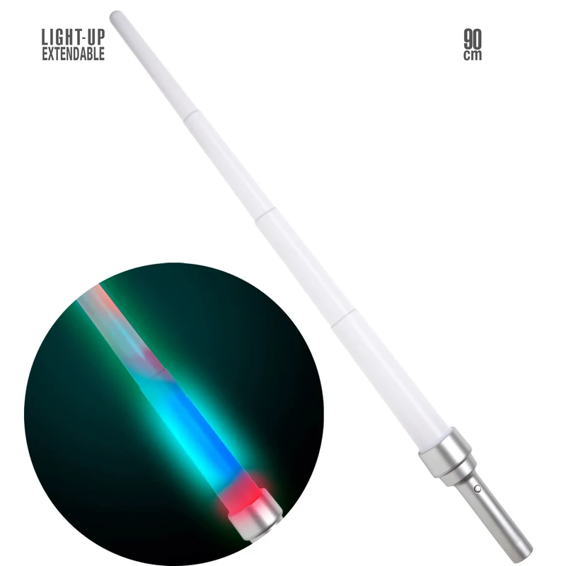 Ausziehbares Lichtschwert mit 6 Lichtfunktionen 0cm