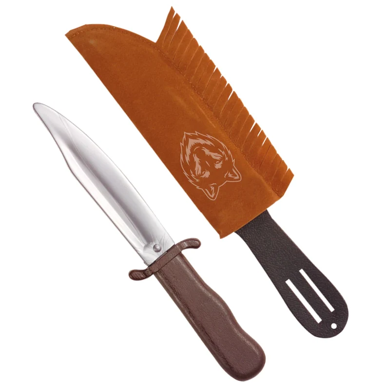 Indianer Wildleder Taschenmesser
