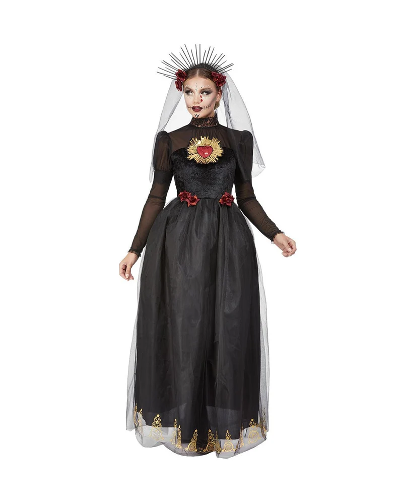 Day of the Dead Sacred Heart Bride Damen Kostüm