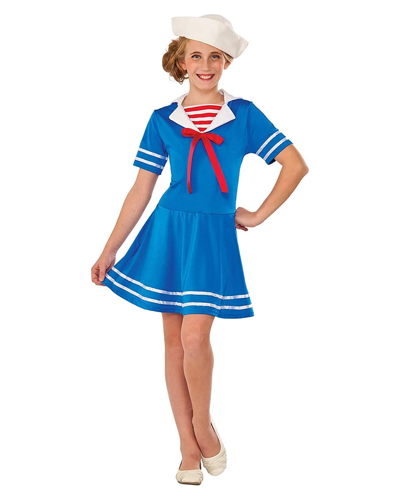 Matrosen Mädchen Kinderkostüm
