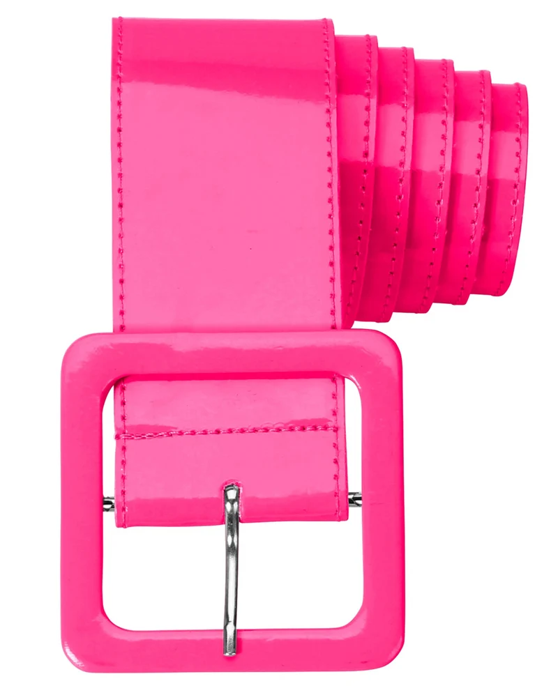 80er Jahre Gürtel Neon Pink