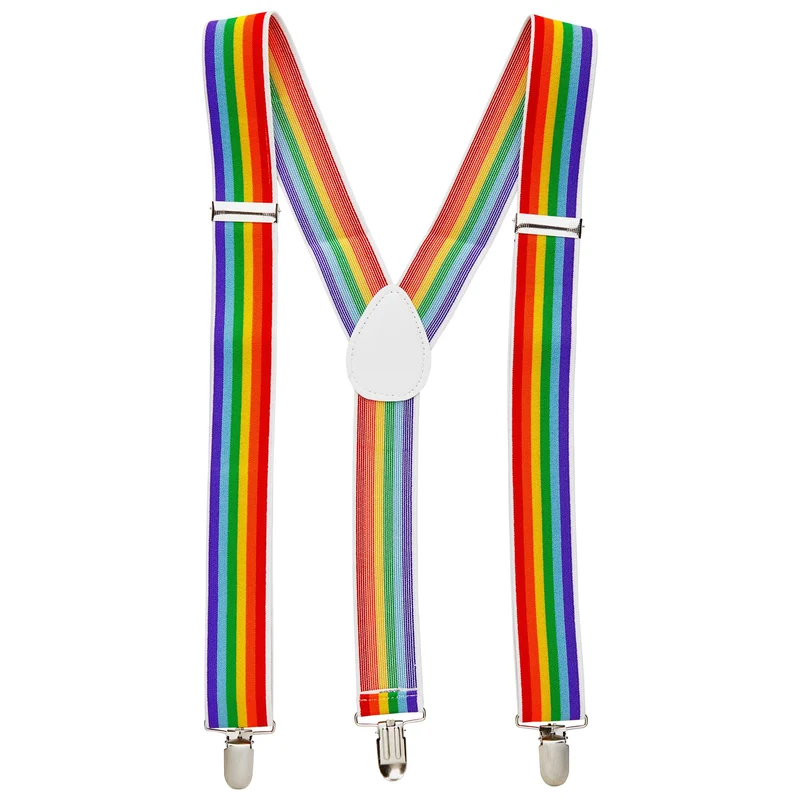 Bunt Gestreifte Hosenträger