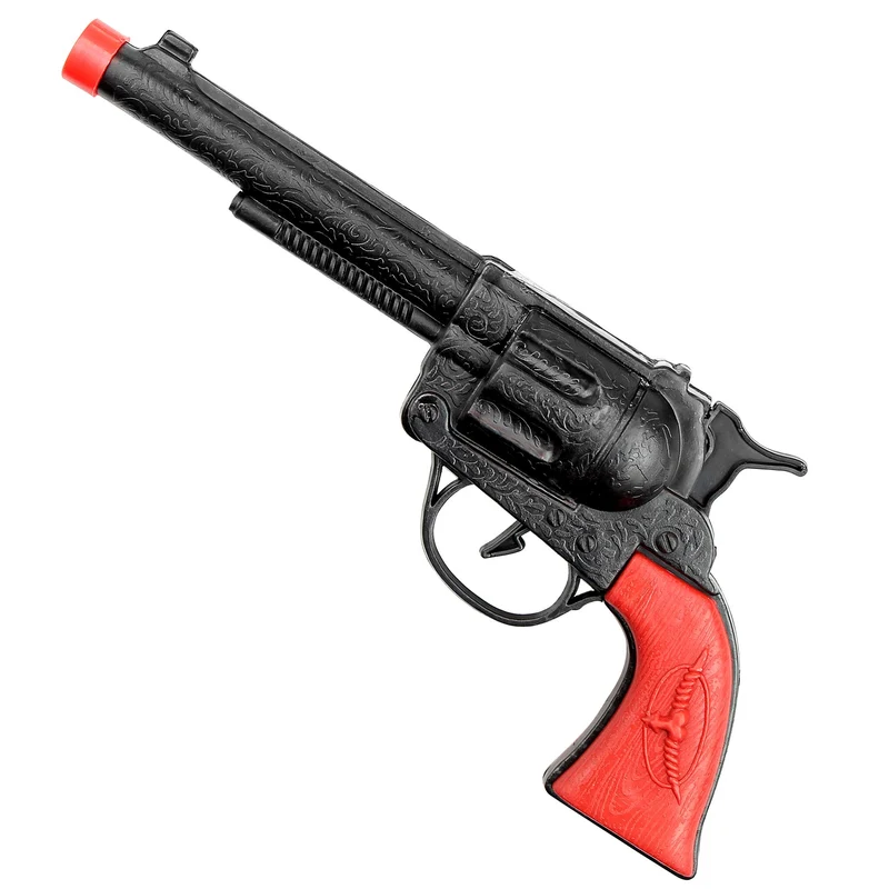 Cowboy Western Pistole schwarz