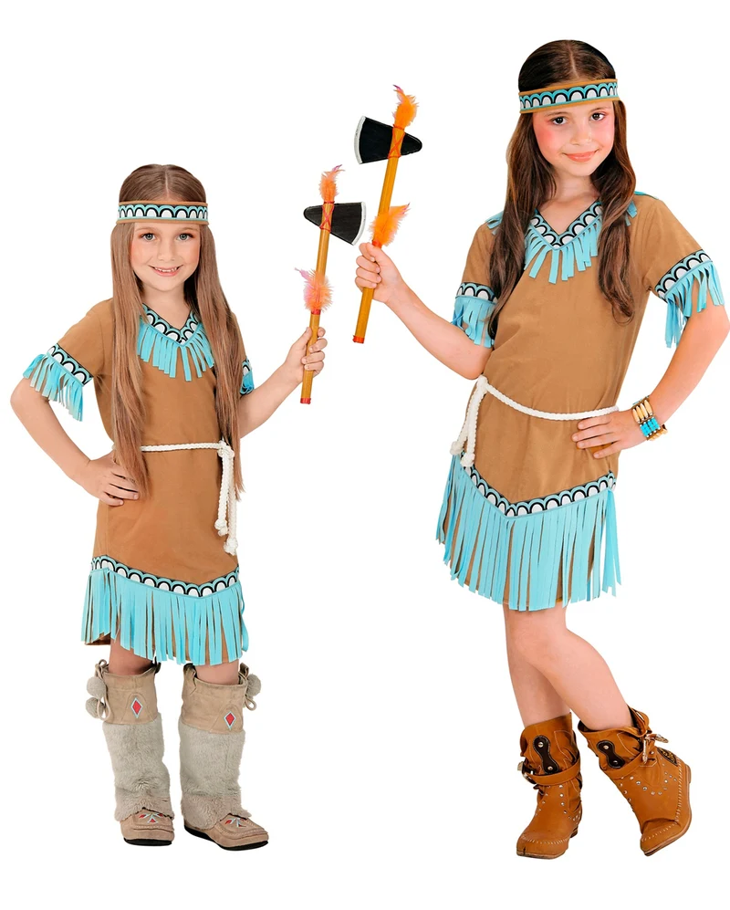Indianerin Mädchenkostüm