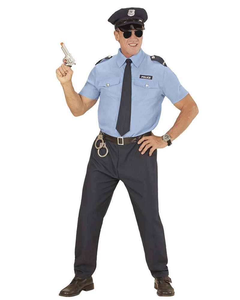 Polizist Herrenkostüm 5-tlg.