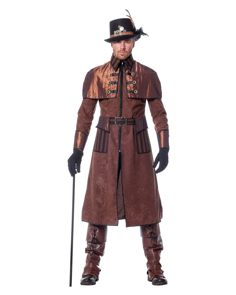 Steampunk Herren Kostüm Deluxe