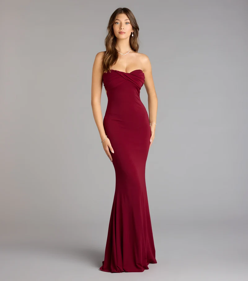 Jessica Strapless Mermaid Formal Dress