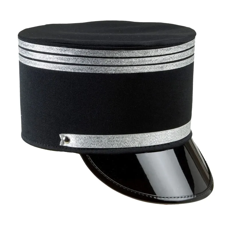 Glänzende Uniform Schirmmütze