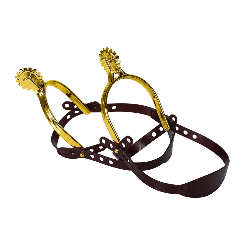 Goldene Cowboystiefel Sporen
