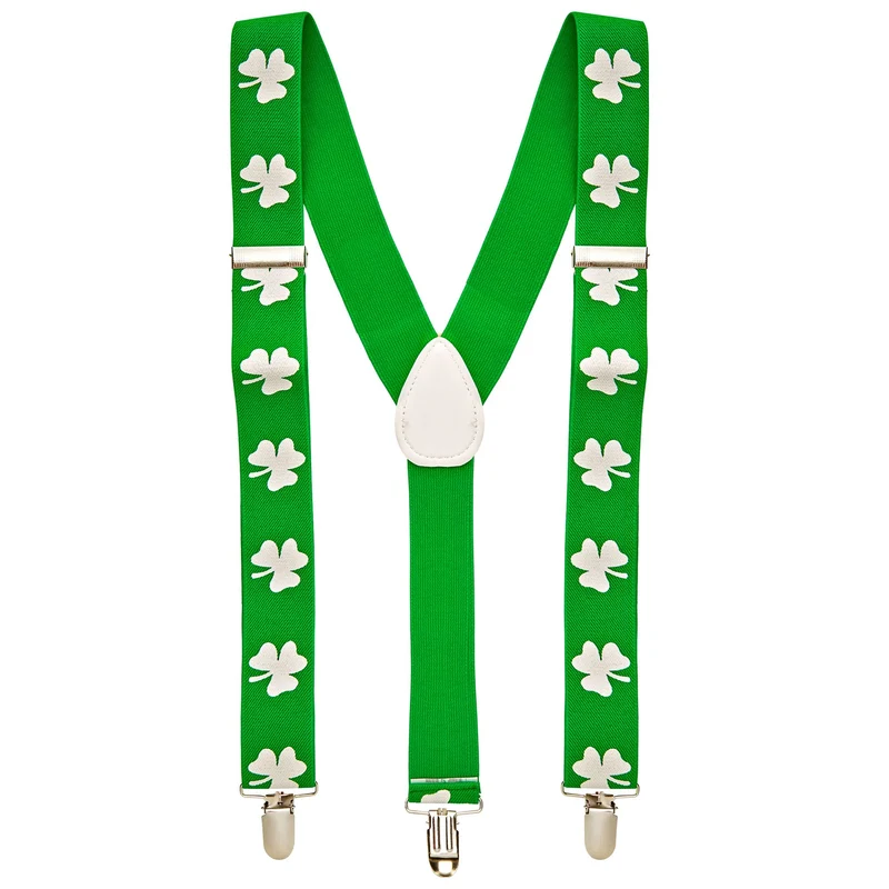 St Patricks Kleeblatt Hosenträger