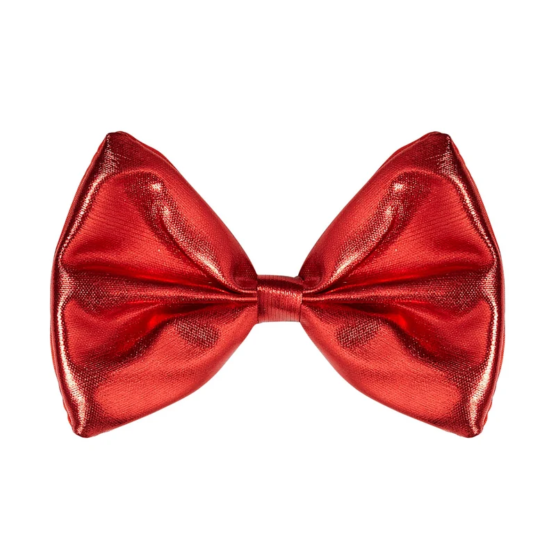 Knallige Fliege rot metallic