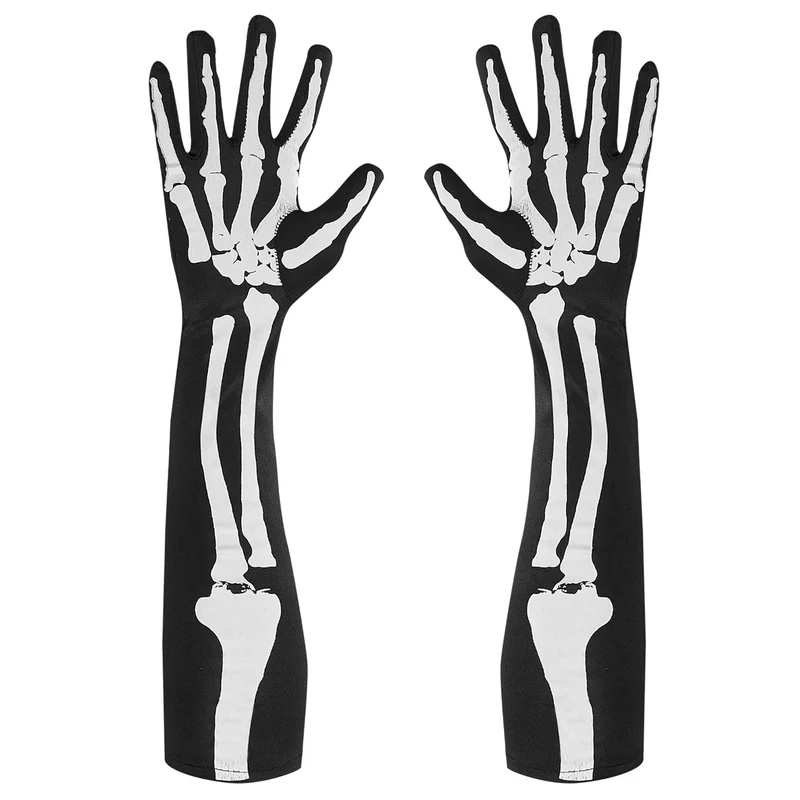 Skeleton Bones Handschuhe 50cm