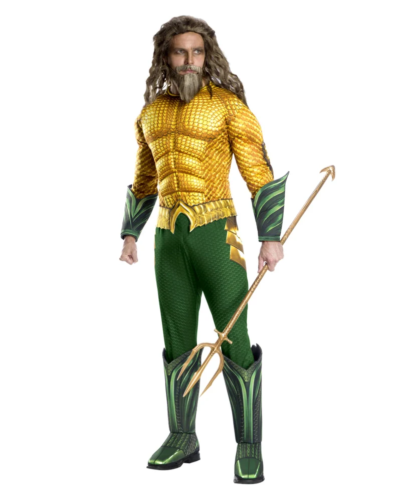 Aquaman Muskel Herrenkostüm Deluxe