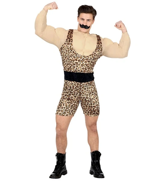 Retro Zirkus Muskelmann Kostüm