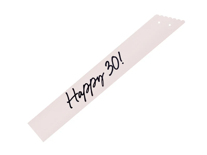Schärpe Happy 30. Geburtstag mit schwarzer Schleife
