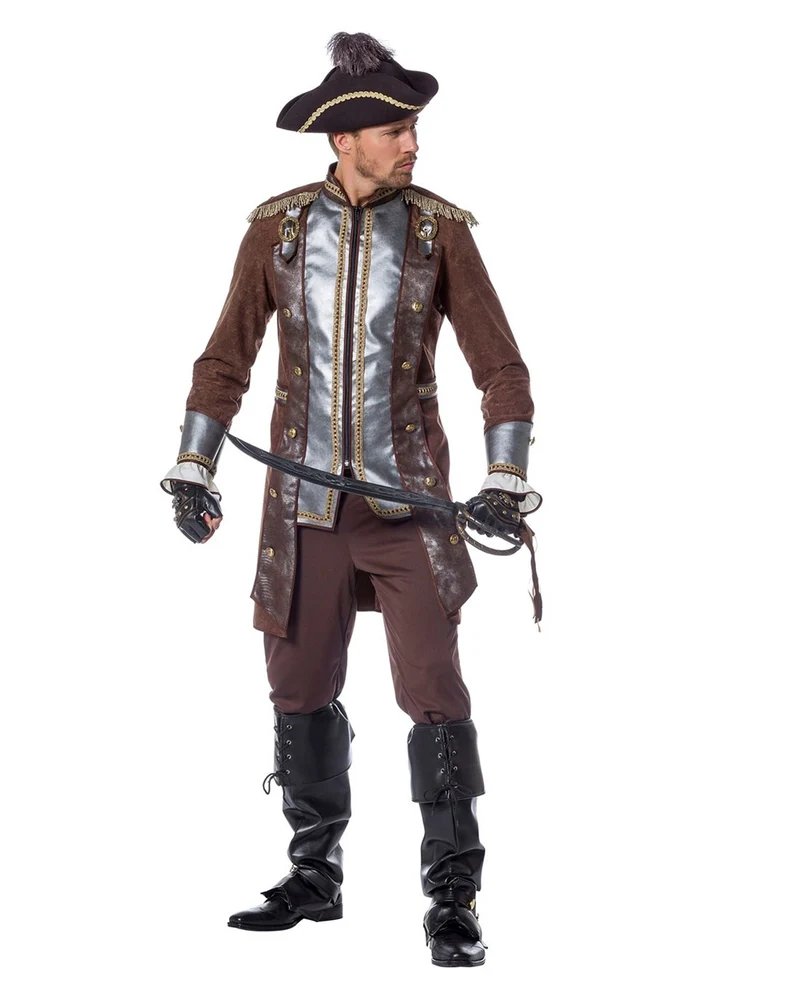 Pirat William Herren Kostüm Deluxe