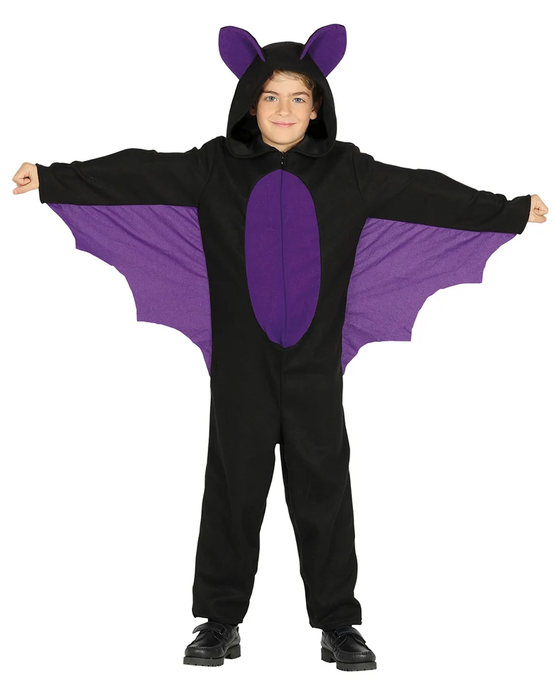 Fledermaus Onesie Kinderkostüm mit Flügel