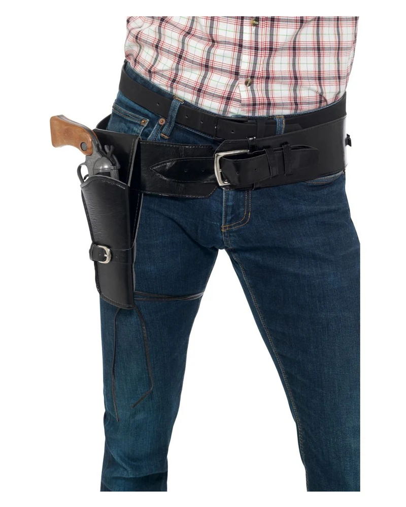 Kunstleder Pistolen Holster schwarz