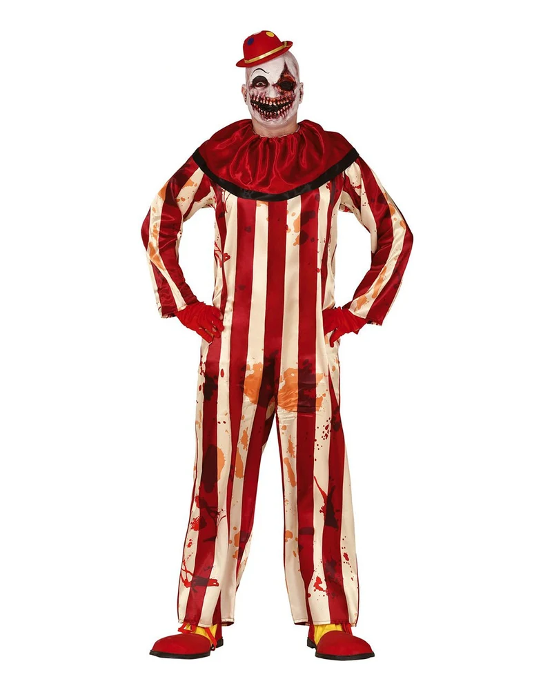 Billy the Bloody Killer Clown Herren Kostüm