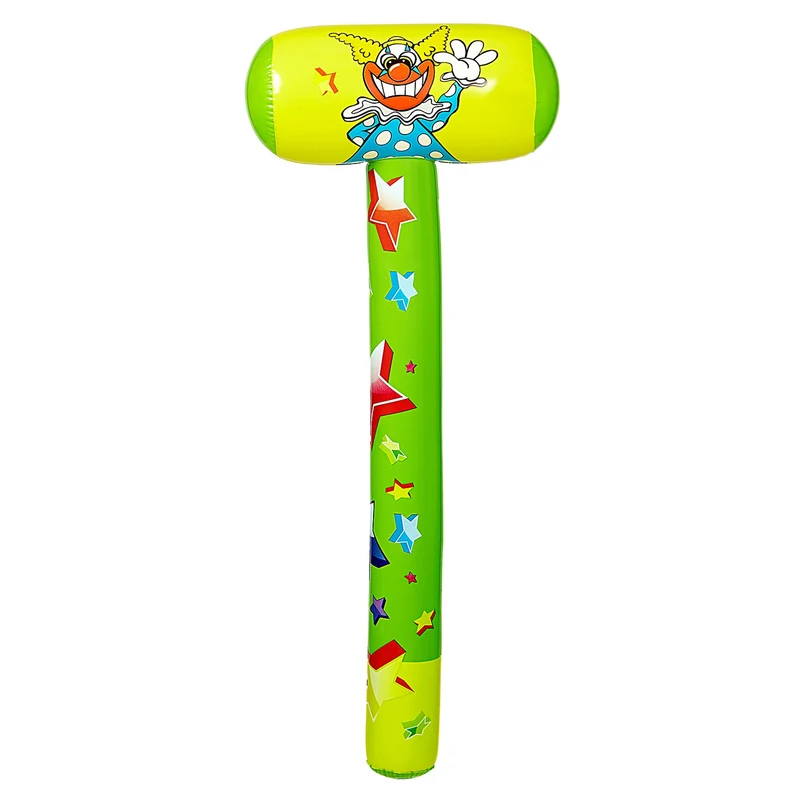 Aufblasbarer Partyhammer Crazy Clown 96cm