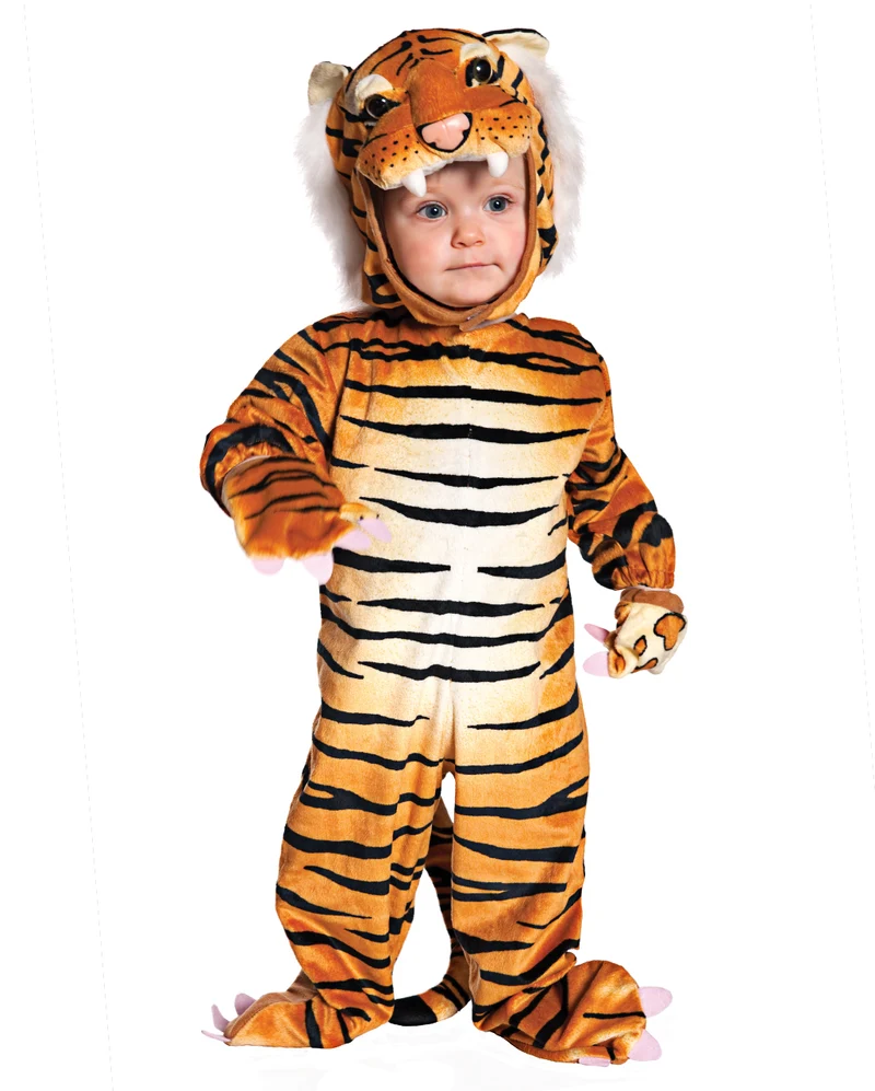 Kuschel Tiger Kleinkinderkostüm