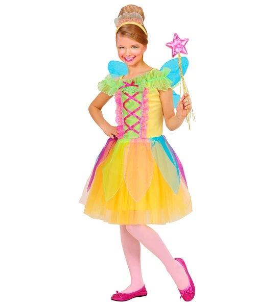 Regenbogen Fee Kinderkostüm