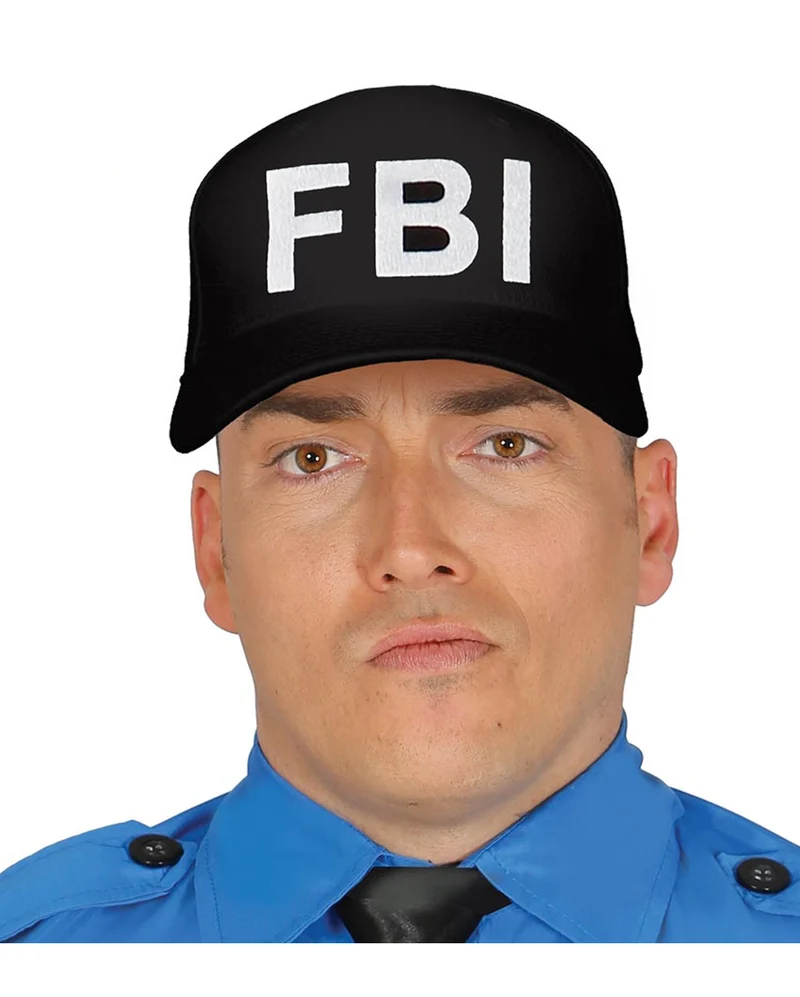 F.B.I. Kappe schwarz