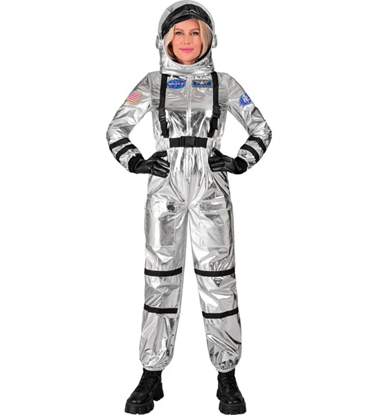 Astronaut Damenkostüm silber
