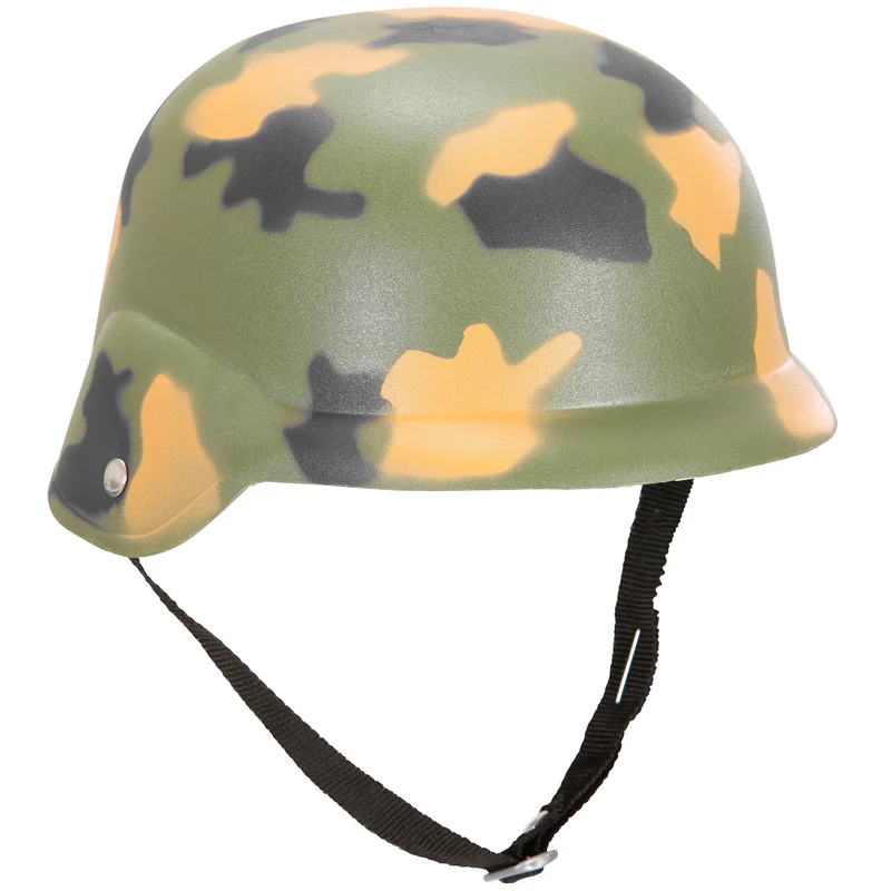 Militärhelm mit Camouflagemuster
