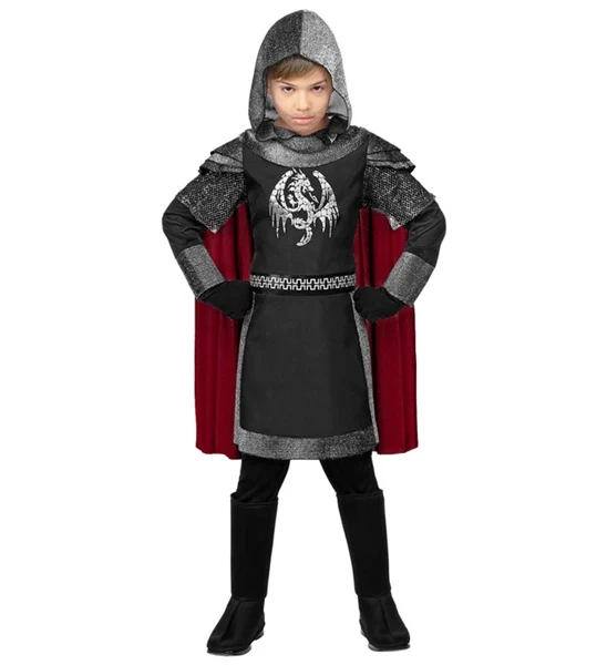 Schwarzer Ritter Romeo Kinderkostüm