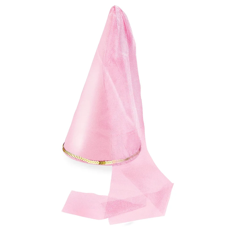 Feenhut mit Tüll für Mädchen rosa