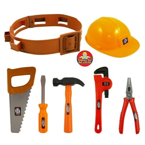 Werkzeug-Gürtel-Set für Kinder 7-teilig