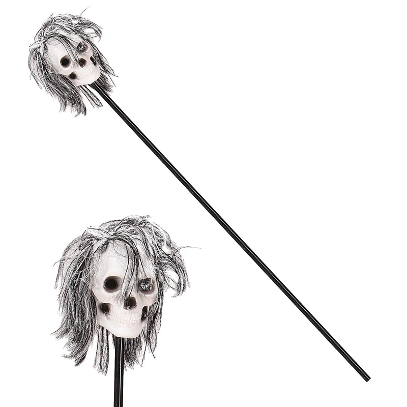 Skelett Schädel Stab 120cm