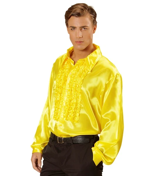 70er JAHRE DISCO FASHION - GELB